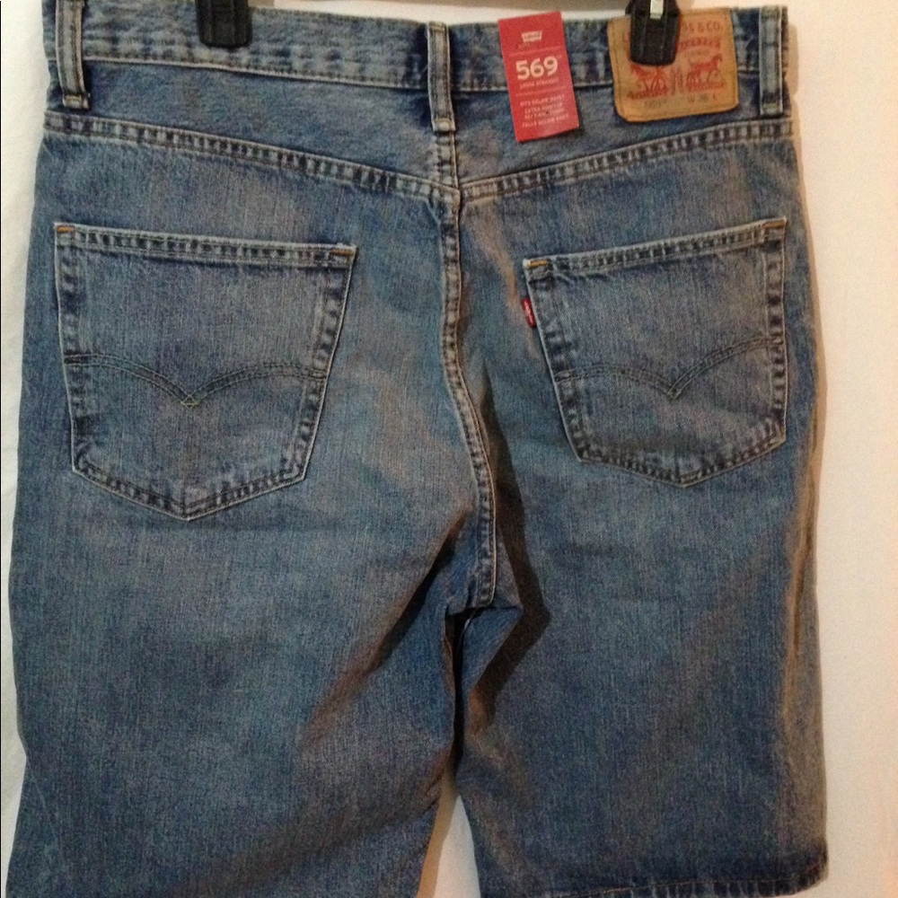 Levis Mens 569 Shorts Size 36 - Picture 4 of 5